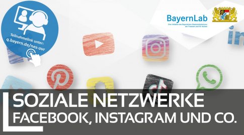 Informationsgrafik zur Veranstaltung des BayernLabs Bad Neustadt an der Saale zum 
Thema 